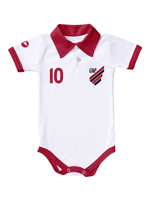 Macacão Body Baby Polo Cap Branco