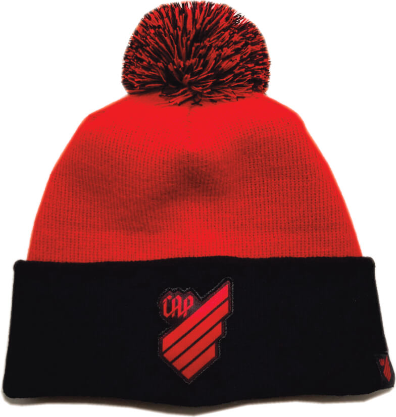 Gorro Unissex Escudo CAP - Vermelho e Preto