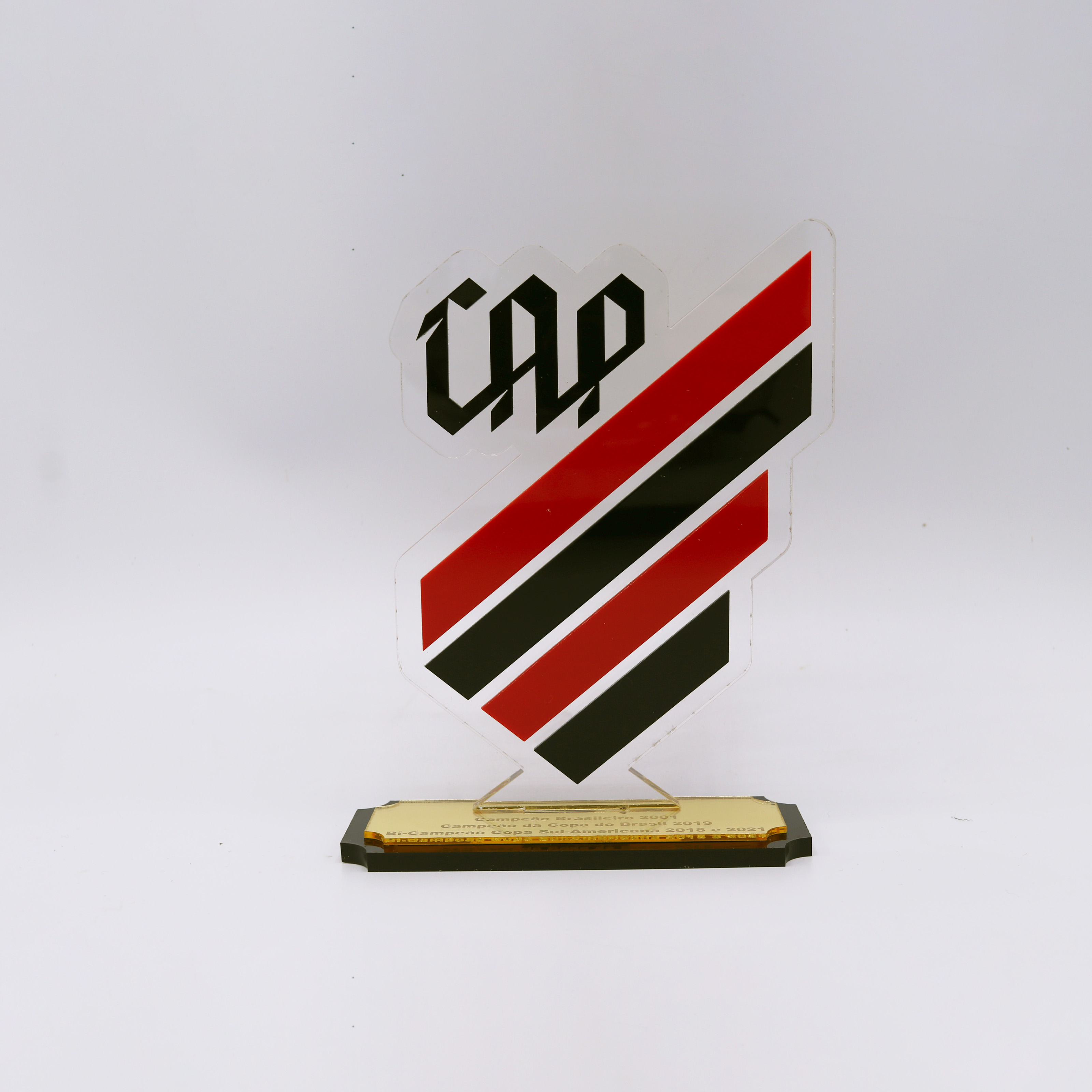 Escudo Acrílico 17cm - Athletico Paranaense