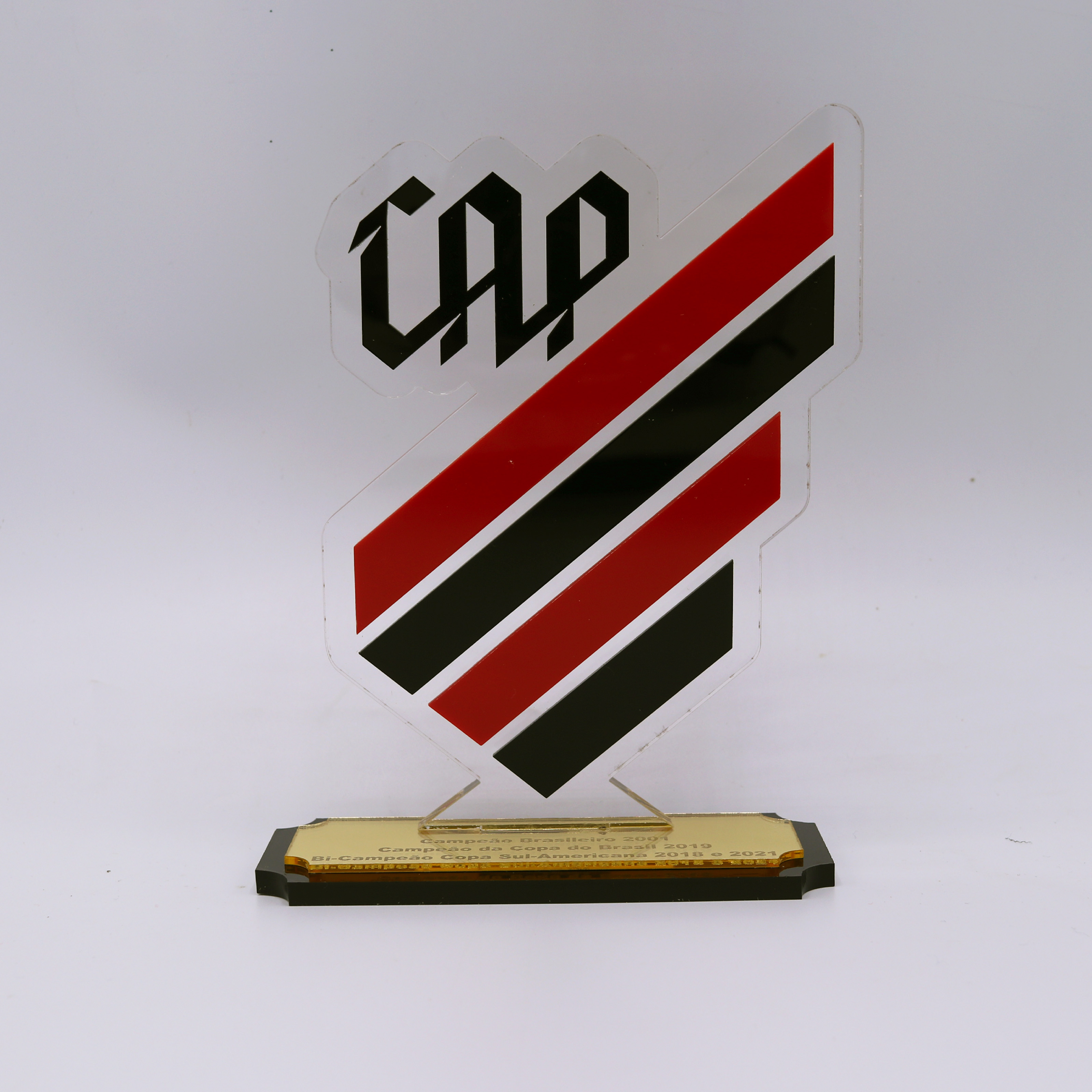 Escudo Acrílico 28cm - Athletico Paranaense
