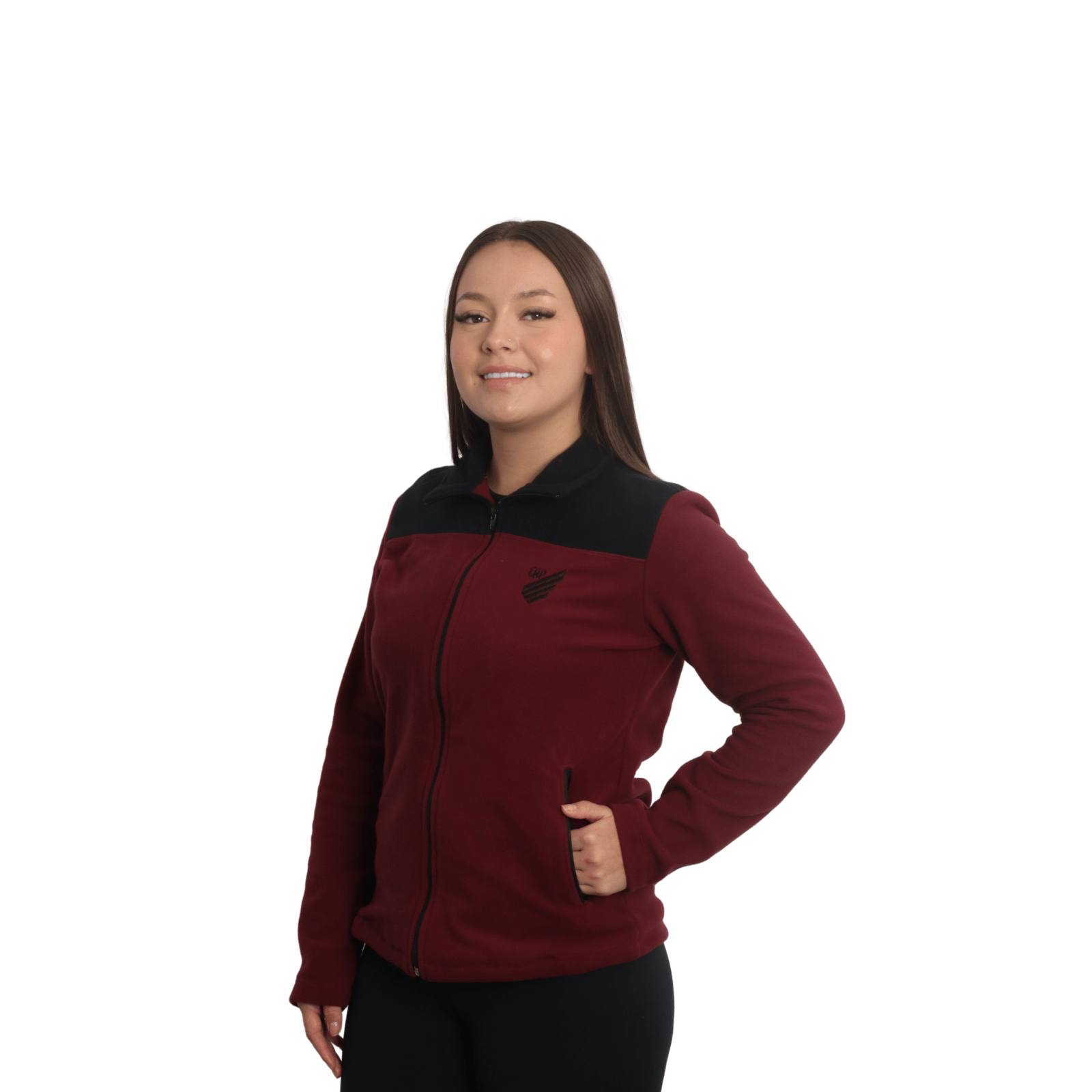 Jaqueta Infanto Juvenil Soft Athletico Bordo e Preto