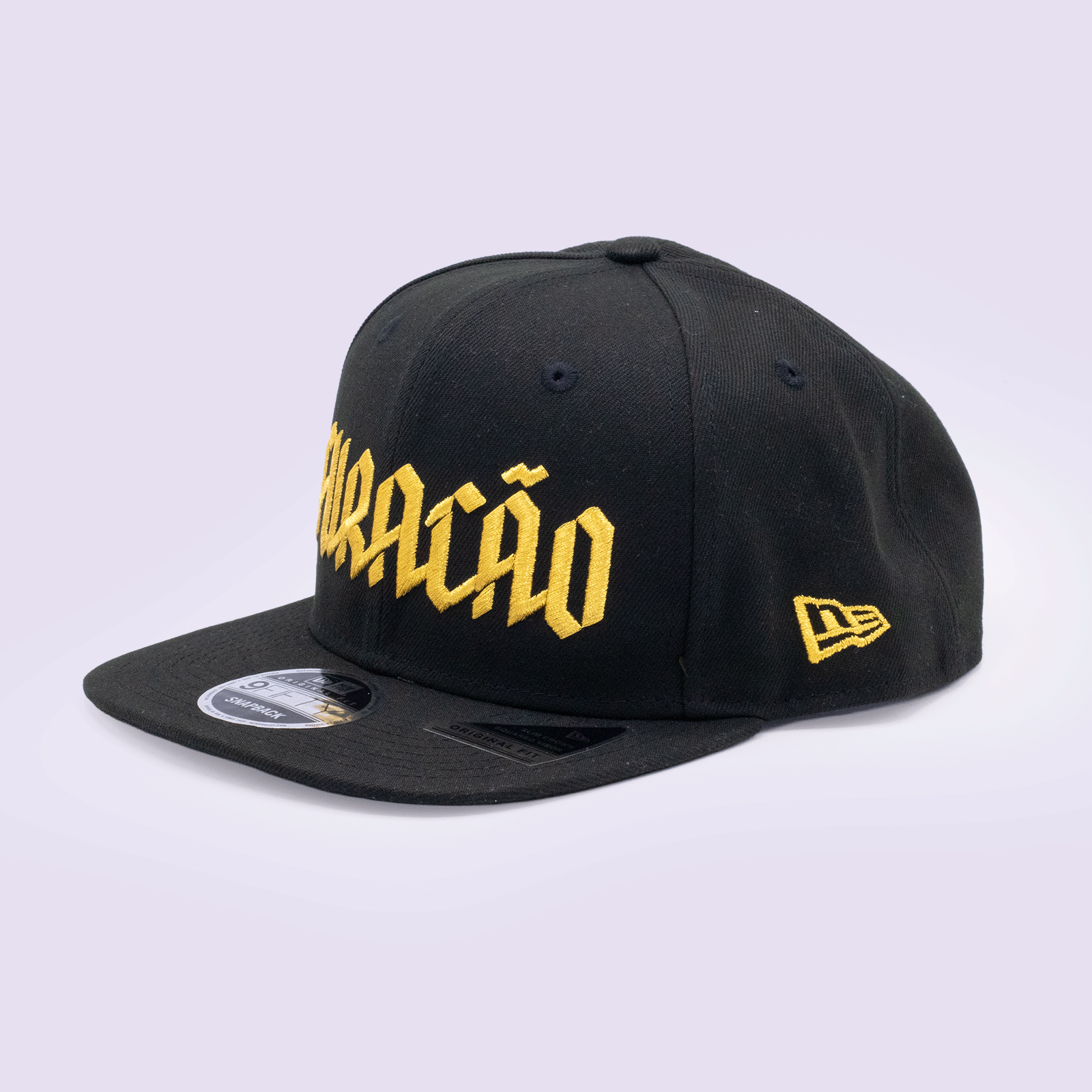 Boné New Era 950 Furacão Preto e Dourado