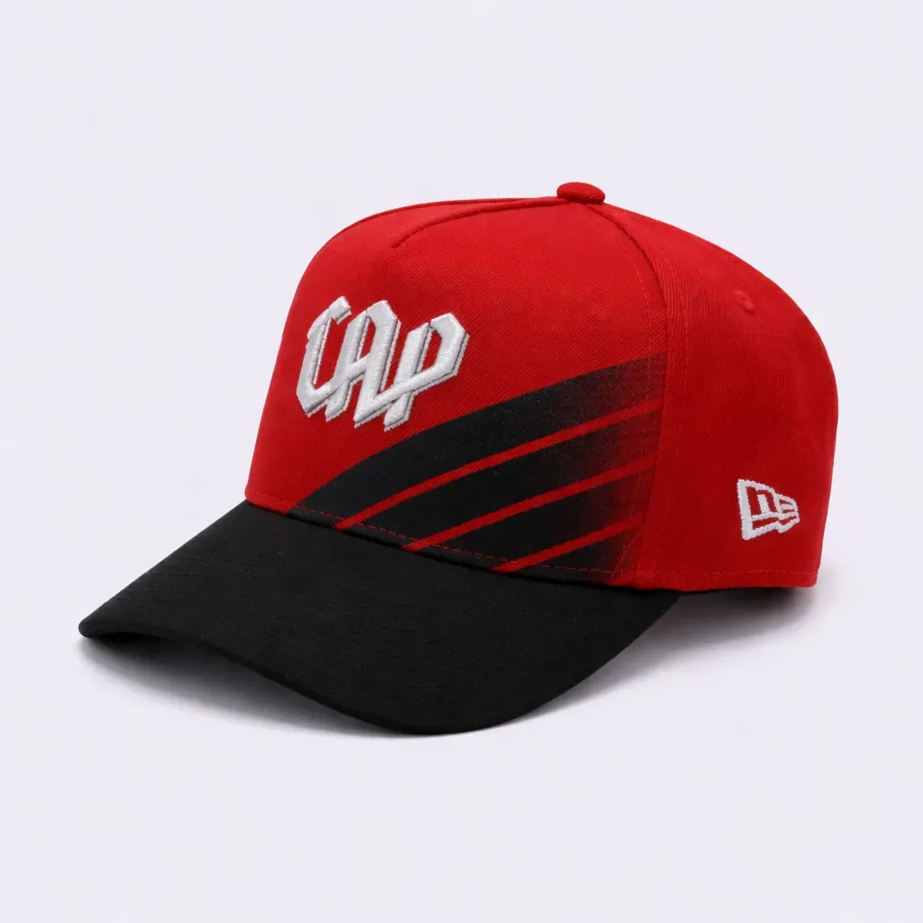 Boné New Era 940 CAP Síntese Vermelho e Preto