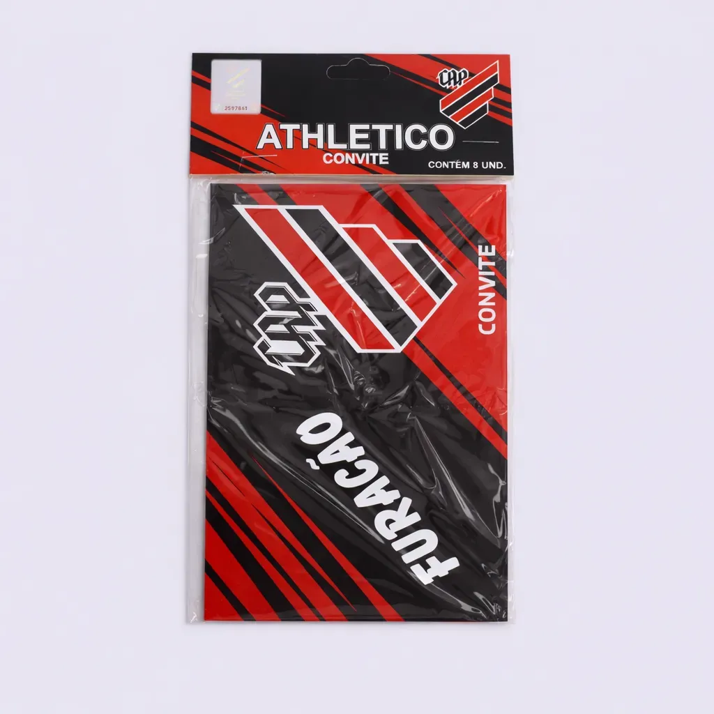 Kit de Convites de Aniversário Athletico Paranaense (8 Unidades)