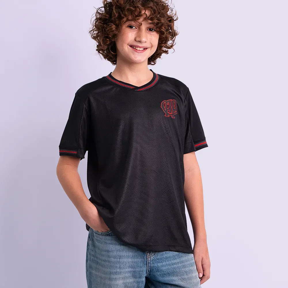 Camiseta Juvenil Legado Furacão Black