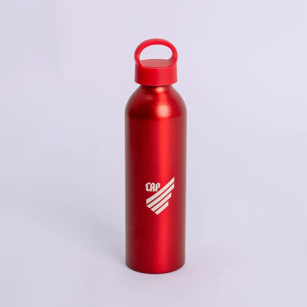 Squeeze Alumínio CAP 630ml Vermelho