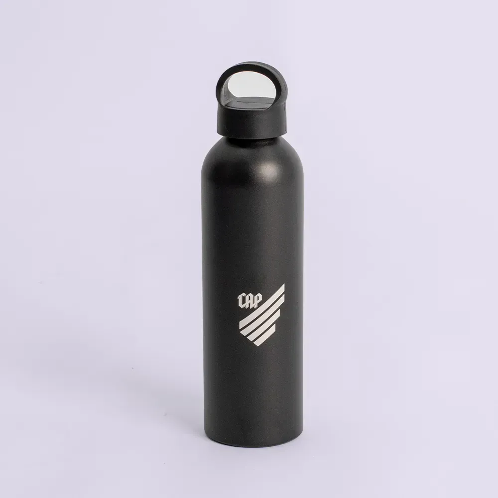 Squeeze Alumínio CAP 630ml Preto