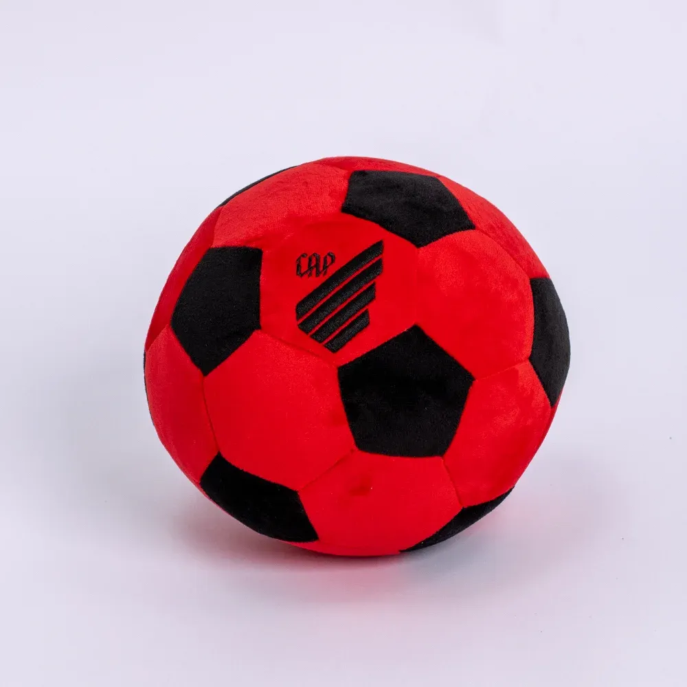 Bola de Pelúcia Vermelha com Logo - Athletico Paranaense