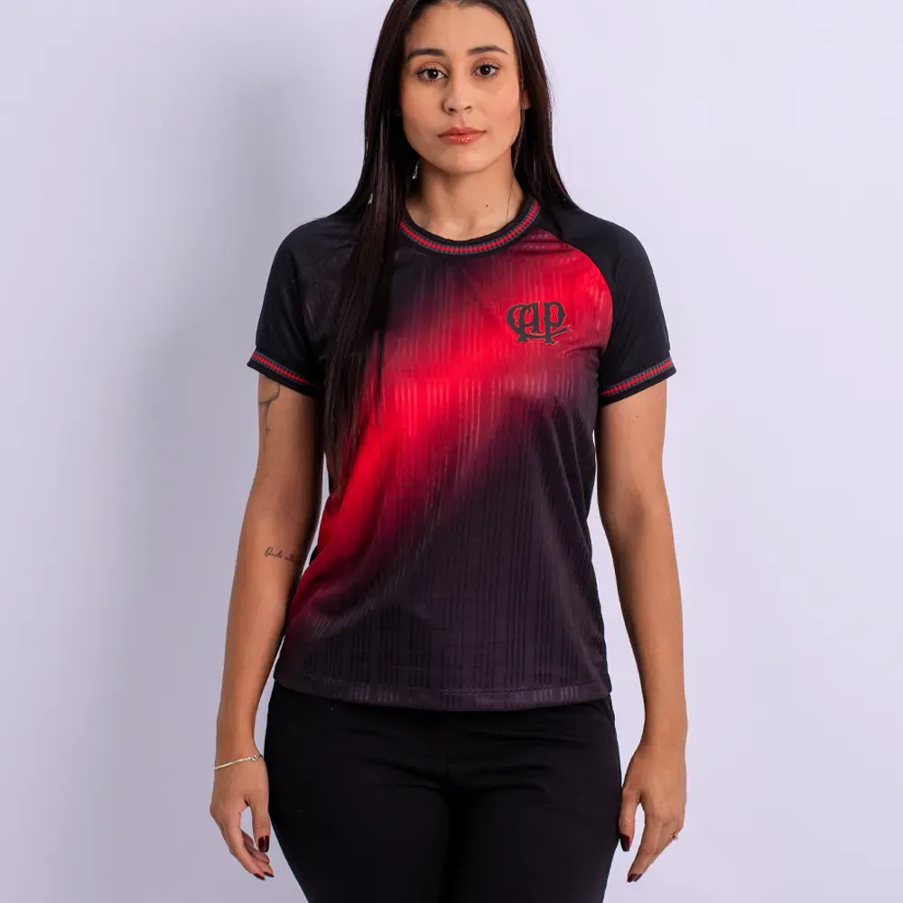 Camiseta Feminina Legado Furacão Red